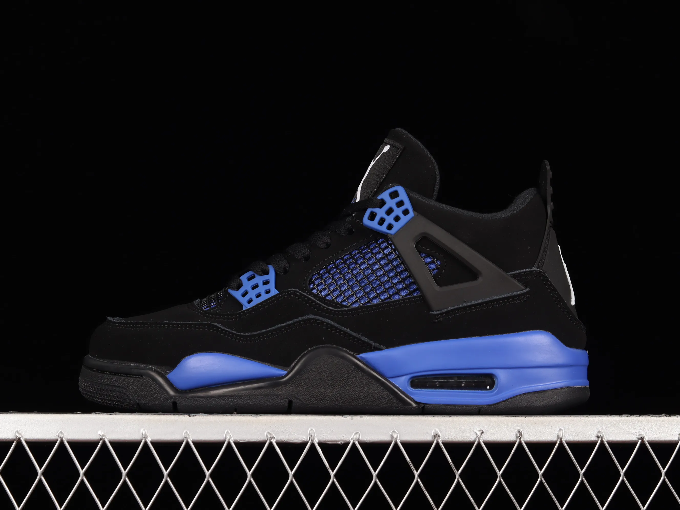 All categories Air Jordan Jordan series basketball shoes Air Jordan 4 Air Jordan 4 Retro "Heilan" AJ4 Joe 4 black and blue retro casual sports culture basketball shoes CT8527-018